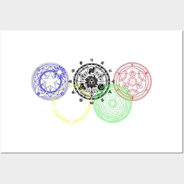 Magic Circle Olympics Wall Art by ikaszans